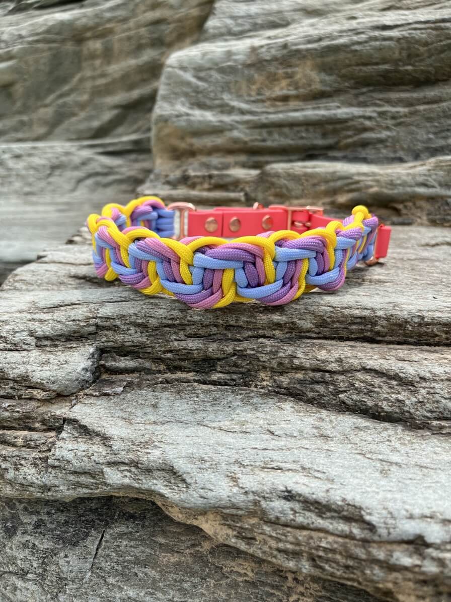 4Color Paracord & biothane 
adapter Dog Collar